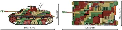 COBI Historical Collection WWII STURMGESCHUTZ IV Tank in Saudi Arabia