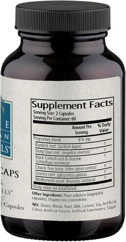 Wise Woman Herbals – Women’s Menocaps – 120 caps - All-Natural Menopause Supplement - for Hot Flashes, Mood Swings and Night Sweats During Menopause, Promotes Emotional Balance in Kuwait