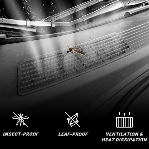 RISEDONE Air Intake Grille for 2024 Tesla Model 3 - Air Vent Mesh Cover Insect-proof & Leaf-proof Flow Vent Protection Frame Cover 2024 Tesla Model 3 Highland Accessories in Saudi Arabia