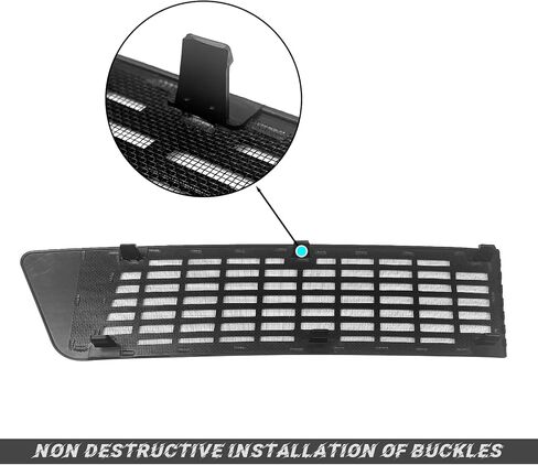 RISEDONE Air Intake Grille for 2024 Tesla Model 3 - Air Vent Mesh Cover Insect-proof & Leaf-proof Flow Vent Protection Frame Cover 2024 Tesla Model 3 Highland Accessories in Saudi Arabia