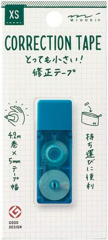 Midori Correction Tape, XS Series, White (35263006) in Saudi Arabia
