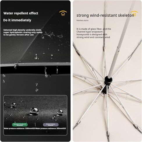 مظلة بإبزيم حلقي، شريط أمان عاكس، قوي مقاوم للرياح، مظلة أوتوماتيكية عكسية، مظلة أوتوماتيكية بالكامل بإبزيم حلقي، محمولة أثناء السفر، مظلة سفر مدمجة قابلة للطي in Kuwait