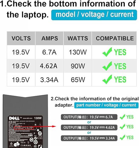 شاحن PA-4E أصلي 130 واط مناسب لجهاز Dell XPS 15 L502X L501X 17 L702x Dell Inspiron 15 7000 7559 LA130PM121 DA130PE1-00 JU012 CM161 19.5V 6.7A 7.4 مم محول طاقة تيار متردد شاحن الكمبيوتر المحمول in Kuwait