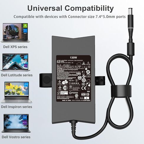 شاحن PA-4E أصلي 130 واط مناسب لجهاز Dell XPS 15 L502X L501X 17 L702x Dell Inspiron 15 7000 7559 LA130PM121 DA130PE1-00 JU012 CM161 19.5V 6.7A 7.4 مم محول طاقة تيار متردد شاحن الكمبيوتر المحمول in Kuwait