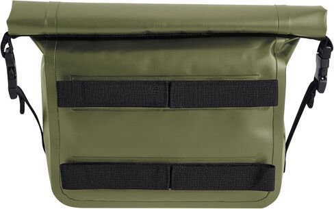Salcod MOLLE Waterproof Dry Bag Compatible with YETI Bags, 3L Capacity Roll Top Dry Storage Bag Keeps Items Dry for Kayaking, Boating, Camping, Hiking, Fishing, Green in Saudi Arabia