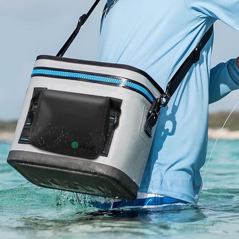 Salcod MOLLE Waterproof Dry Bag Compatible with YETI Bags, 3L Capacity Roll Top Dry Storage Bag Keeps Items Dry for Kayaking, Boating, Camping, Hiking, Fishing, Green in Saudi Arabia