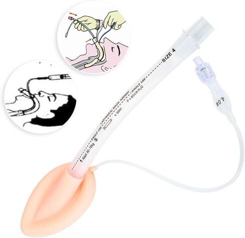 طقم أدوات فحص الفم القابل للتصرف من السيليكون ملحقات إدارة مجرى الهواء للأطفال البالغين (4.0) in Kuwait