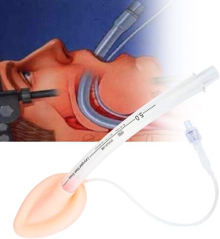 طقم أدوات فحص الفم القابل للتصرف من السيليكون ملحقات إدارة مجرى الهواء للأطفال البالغين (5.0) in Kuwait