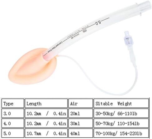 طقم أدوات فحص الفم القابل للتصرف من السيليكون ملحقات إدارة مجرى الهواء للأطفال البالغين (5.0) in Kuwait