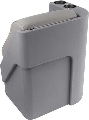 Wise 8WD1305L-1011 Deluxe Series Pontoon Left Lean Back Recliner Section, Grey/Navy/Blue in Saudi Arabia