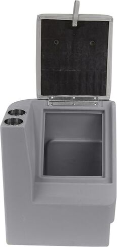 Wise 8WD1305L-1011 Deluxe Series Pontoon Left Lean Back Recliner Section, Grey/Navy/Blue in Saudi Arabia