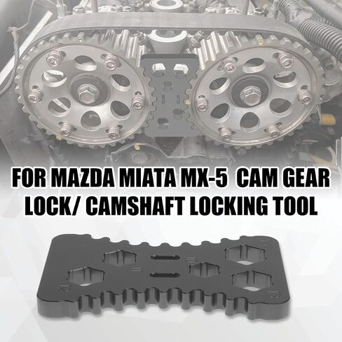 URLWALL Camshaft Locking Tool for Mazda Miata X-5 1990-2005, Aluminum Engine Cam Gear Lock Timing Belt Installation Tool, Cam Crank Sprockets Shaft Locking Bolts Tool to Hold Cam Gear (Red) in Saudi Arabia