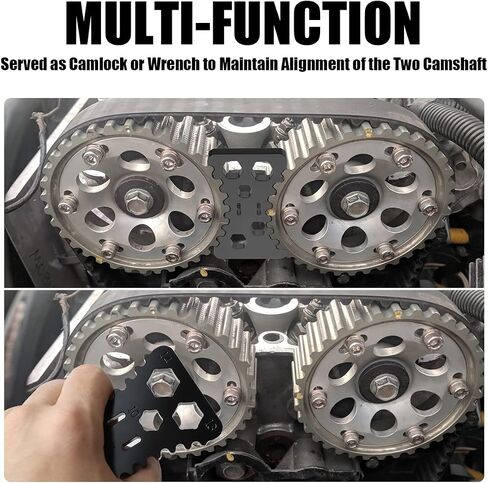 URLWALL Camshaft Locking Tool for Mazda Miata X-5 1990-2005, Aluminum Engine Cam Gear Lock Timing Belt Installation Tool, Cam Crank Sprockets Shaft Locking Bolts Tool to Hold Cam Gear (Red) in Saudi Arabia