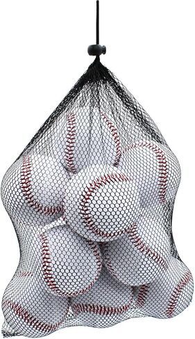 Magicorange البيسبول، 12 حزمة البيسبول الحجم القياسي ممارسة التدريب البيسبول غير مميزة البيسبول إرم لينة، الضرب، الميدان، ضرب، نصب in Kuwait