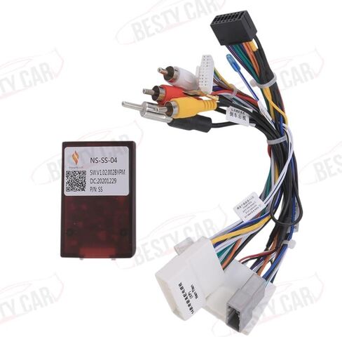 16pin Car Stereo Radio Power Wiring Harness Canbus Box for Nissan X-Trail Teana Navara Qashqai Sentra Support Factory Bose Amplifier OEM Backup Camera in Saudi Arabia