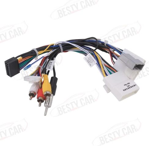 16pin Car Stereo Radio Power Wiring Harness Canbus Box for Nissan X-Trail Teana Navara Qashqai Sentra Support Factory Bose Amplifier OEM Backup Camera in Saudi Arabia