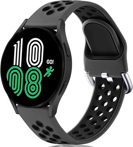Lerobo Galaxy Watch 6 Band متوافق مع Samsung Galaxy Watch 4 Band 40mm 44mm، Galaxy Watch 4 Classic 42mm 46mm، Galaxy Watch 6 Bands، Galaxy Watch 5 Bands، Galaxy Watch 5 Pro 45mm، 20mm سيليكون in Kuwait