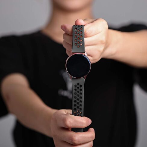 Lerobo Galaxy Watch 6 Band متوافق مع Samsung Galaxy Watch 4 Band 40mm 44mm، Galaxy Watch 4 Classic 42mm 46mm، Galaxy Watch 6 Bands، Galaxy Watch 5 Bands، Galaxy Watch 5 Pro 45mm، 20mm سيليكون in Kuwait