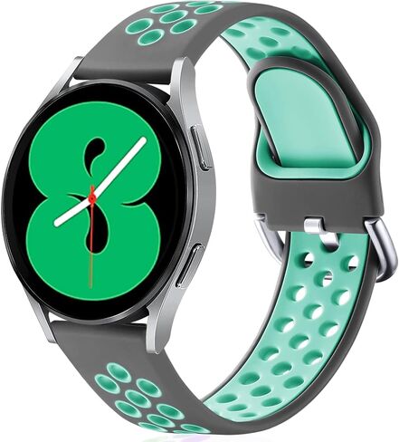 Lerobo Galaxy Watch 6 Band متوافق مع Samsung Galaxy Watch 4 Band 40mm 44mm، Galaxy Watch 4 Classic 42mm 46mm، Galaxy Watch 6 Bands، Galaxy Watch 5 Bands، Galaxy Watch 5 Pro 45mm، 20mm سيليكون in Kuwait