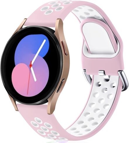 Lerobo Galaxy Watch 6 Band متوافق مع Samsung Galaxy Watch 4 Band 40mm 44mm، Galaxy Watch 4 Classic 42mm 46mm، Galaxy Watch 6 Bands، Galaxy Watch 5 Bands، Galaxy Watch 5 Pro 45mm، 20mm سيليكون in Kuwait