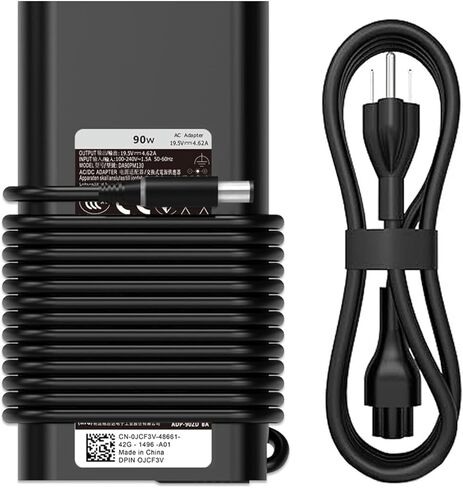 شاحن أصلي 90 واط مناسب لجهاز Dell Inspiron 15R 13 17 Latitude E7440 E7240 7720 7520 D400 D420 D500 DA90PM130 06C3W2 LA90PM130 19.5V 4.62A Tip 7.4mm AC محول الطاقة شاحن الكمبيوتر المحمول in Kuwait