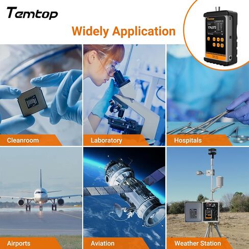 جهاز استشعار الجسيمات المحمول Temtop الاحترافي بأسعار معقولة في غرف الأبحاث 0.3μm ~ 10μm جهاز اختبار المواد الجسيمية PM0.5، PM2.5، كاشف PM10 ISO-21501 معتمد PMD331 in Saudi Arabia