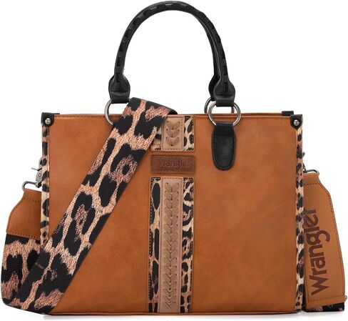 محفظة كتف منسوجة بطباعة الفهد للنساء من رانجلر in Kuwait