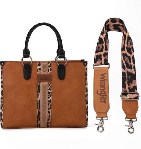 محفظة كتف منسوجة بطباعة الفهد للنساء من رانجلر in Kuwait