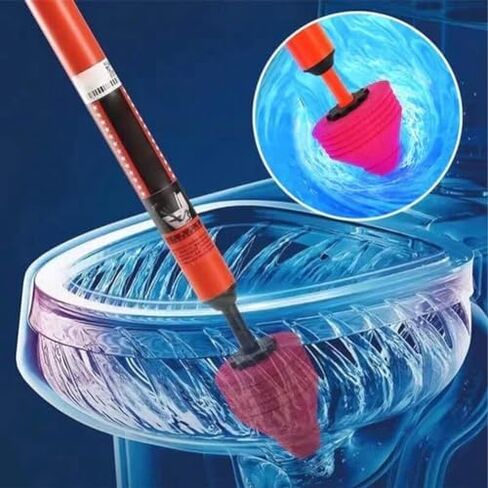 مرحاض عالي الضغط يفتح طلقة واحدة، مكبس أنابيب المرحاض، مرحاض عالي الضغط يفتح طلقة، مرحاض من الفولاذ المقاوم للصدأ، يفتح المرحاض على شكل ثعبان المرحاض، ينطبق على الأنابيب المسدودة (قطعة واحدة) in Kuwait