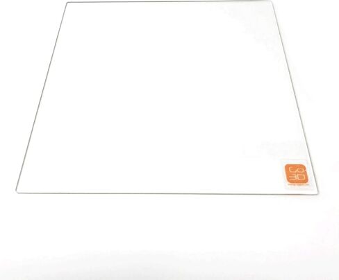 GO-3D PRINT 410 مم × 410 مم لوح من زجاج البورسليكات/سرير مع حافة مصقولة مسطحة للطابعة ثلاثية الأبعاد Creality CR-10 S4 in Kuwait