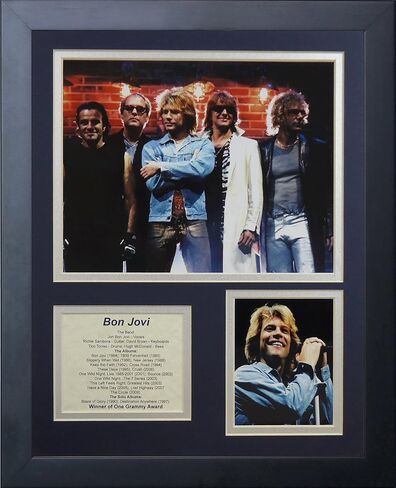 مجموعة صور بإطار من Legends Never Die "Bon Jovi، مقاس 11 × 14 بوصة، (16316U) in Saudi Arabia