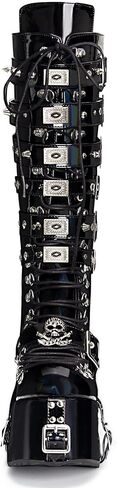 CECEIN Women Holographic Punk Rivet Goth Platform Boots in Saudi Arabia