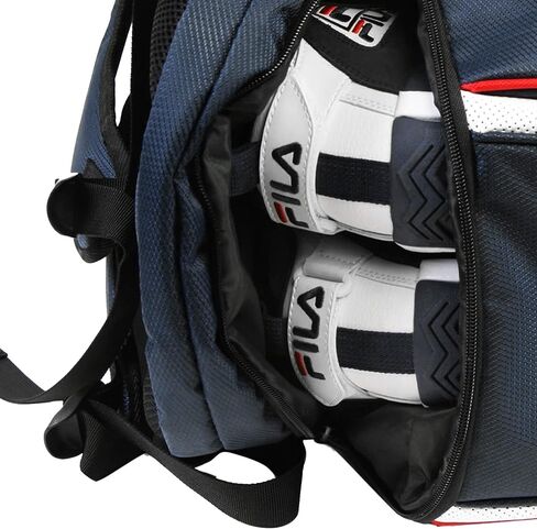 Fila Ultimate Tennis with Shoe Pocket, Navy/White/RED, One Size in Saudi Arabia