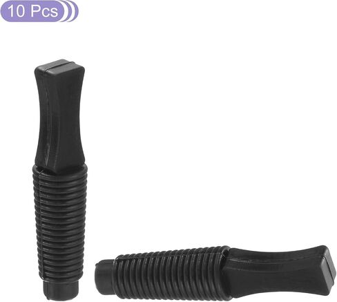 MECCANIXITY Rubber Thread Tapered Insert Plug M20 Test Tubes Bungs Stopper Black for Lab Home 10 Pieces in Saudi Arabia