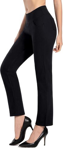 MOVE BEYOND Buttery Soft Women's Bootcut Yoga Pants with 4 Pockets Tummy Control Workout Bootleg Work Pants in Kuwait