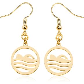 Swim Lover Gift Swim Earrings Swimmer Gift Swimming Jewelry for Girls Women Sport Lover Earrings in Kuwait