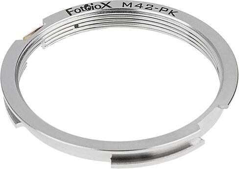 محول تركيب عدسة Fotodiox Pro - عدسة SLR مثبتة بمسمار M42 إلى جسم كاميرا Pentax K (PK) Mount SLR in Saudi Arabia