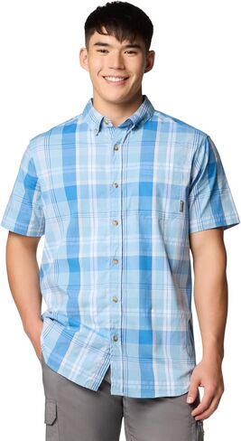 Columbia Men's Rapid Rivers II Short Sleeve Shirt, Skyler Multi Plaid, X-Large in Saudi Arabia