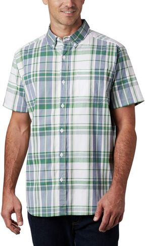 Columbia Men's Rapid Rivers II Short Sleeve Shirt, Skyler Multi Plaid, X-Large in Saudi Arabia