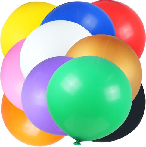 100 Pack Chrome Metallic Balloons, 12 inch Strong Party Balloons Assorted Color for Wedding Birthday Graduation Anniversary Party Decoration in Kuwait