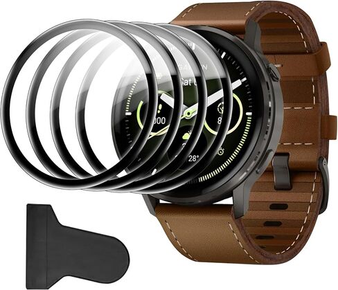 [3 عبوات] واقي شاشة لساعة هواوي GT 5/GT 5 Pro مقاس 46 مم، طبقة من الزجاج المقوى، 9H، مقاوم للخدش، مضاد لبصمات الأصابع، سهل التركيب in Kuwait