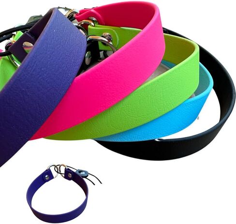 طوق SparkDog الياقات HiFlex ذو الضبط السريع لحزام استبدال الياقة الإلكترونية يناسب Educator، Garmin، Dogtra، حزام استبدال Sportdog، BioThane®-صنع في الولايات المتحدة الأمريكية (HiFlex Black، 3/4" صندوق مزدوج/XL) in Saudi Arabia