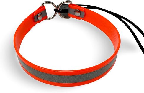 طوق SparkDog الياقات HiFlex ذو الضبط السريع لحزام استبدال الياقة الإلكترونية يناسب Educator، Garmin، Dogtra، حزام استبدال Sportdog، BioThane®-صنع في الولايات المتحدة الأمريكية (HiFlex Black، 3/4" صندوق مزدوج/XL) in Saudi Arabia