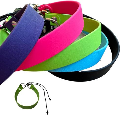 طوق SparkDog الياقات HiFlex ذو الضبط السريع لحزام استبدال الياقة الإلكترونية يناسب Educator، Garmin، Dogtra، حزام استبدال Sportdog، BioThane®-صنع في الولايات المتحدة الأمريكية (HiFlex Black، 3/4" صندوق مزدوج/XL) in Saudi Arabia