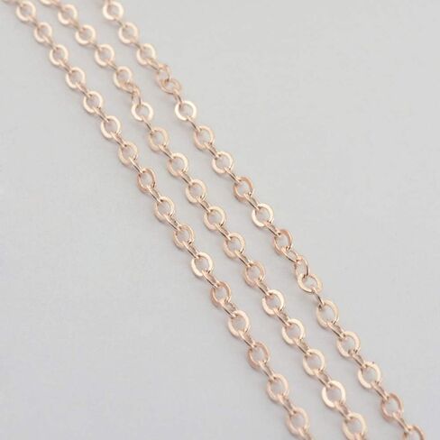 HDSupplies 32ft - Antique Bronze Flat Open Link Chain Finding 5x3mm - Bulk Unfinished Chain in Saudi Arabia
