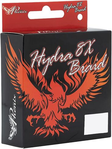 قضبان فينيكس X8 PE برتقالية 100 رطل 700 ياردة (640 متر) خط جديلة in Kuwait