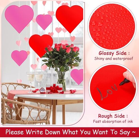 200 Pcs Cutout Hearts Paper Heart Cutouts Paper Hearts Red Valentine Construction Paper Heart Shaped Paper Cut Outs for Bulletin Board Classroom Valentine's Day Decor Cardboard Hearts for Crafts DIY in Saudi Arabia