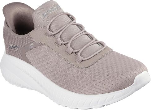 حذاء رياضي نسائي من Skechers سهل الارتداء بدون استخدام اليدين Bobs Squad Chaos-in Color، TPE، 7 in Saudi Arabia