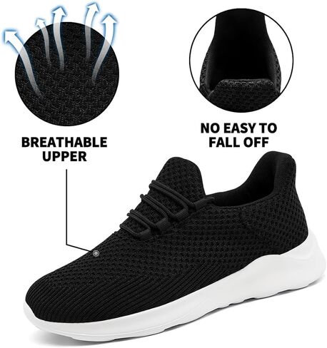 Mens Running Tennis Casual Walking Shoes Anti Slip Comfortable Lightweight Breathable Fashion Sneakers Non Slip Workout Gym Shoes for Running in Kuwait