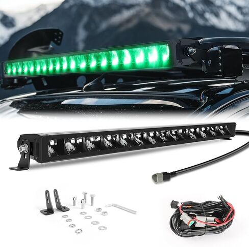 14 بوصة ضوء بار 60 واط صف واحد أدى ضوء بار القيادة ضوء 6D مصباح كأس قبالة الطريق أدى ضوء القضبان للشاحنات قارب سيارات الدفع الرباعي الوفير ATV الشاحنات سقف المقصورة in Kuwait